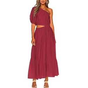 New w/ tag BTFBM Women Boho One Shoulder Maxi Dress size L